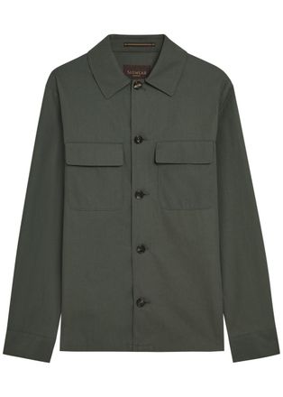 Slowear Cotton Overshirt - Dark Green - 52 (IT52 / XL)