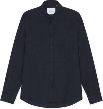 Les Deux Hemd - Heren - Casual Overhemden - Blauw - M - Overhemden