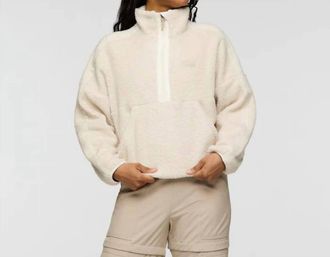 Cotopaxi Bacano Fleece Pullover In Beige