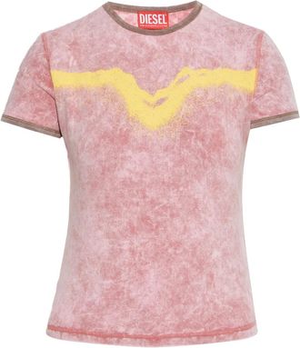 Diesel T-shirt T-Uncutie - Rosa