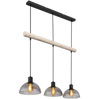 Globo Lighting L&aacute;mpara Colgante - Lindi - Negro - Metal - Gran L&aacute;mpara