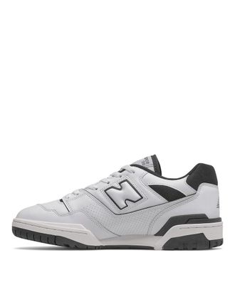 New Balance 550 sneakers in white and black