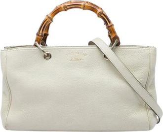 Gucci Pre-owned Bamboo Shopper - - Pre-owned - Donna - Bianco - ONE SIZE