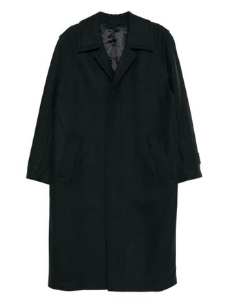 Rier single-breasted coat - Black