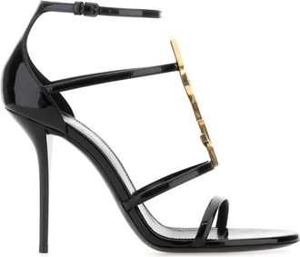 Saint Laurent Black Cassandra Leather Heels