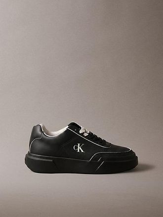 Calvin Klein Leren Duurzame Chunky Sneakers Met