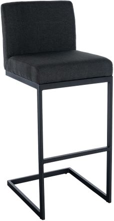 Clp Taburete De Bar De Tela Hopewell Gris Oscuro