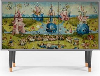 StoryZ Aparador multicolores 3 cajones y 1 puerta L 115 cm