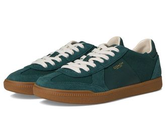 Coach Ellis Sneakers Womens Shoes Dark Teal : 6.5 M, Canvas/Leather/Suede
