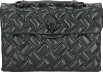 Kurt Geiger Tassen, Dames, Zwart, ONE Size, Leer, Kensington Drench Bag