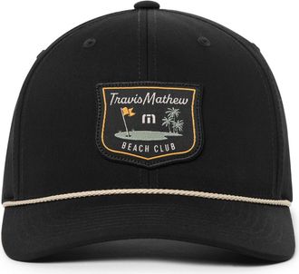 Travis Mathew Beach Club Baseball Cap in Black at Nordstrom