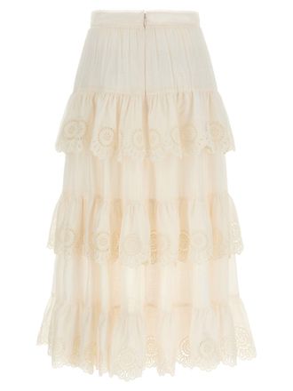 Zimmermann Lucky Skirt - Cream