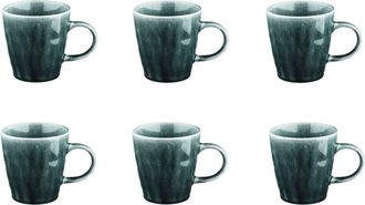 Bj&ouml;rn Borg Taza MOON 40cl - 6 Piezas - Petr&oacute;leo