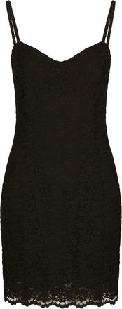 Dolce & Gabbana KIM DOLCE&GABBANA Cordonetto-lace minidress - women - Silk/Elastane/Nylon/Rayon - 44 - Black