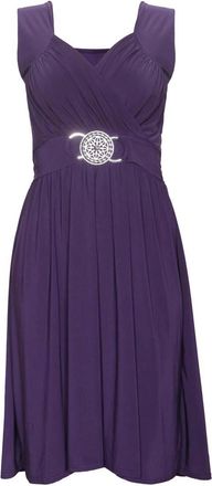 Purple Hanger Womens Cocktail Casual Dress 24 / 26 Purple
