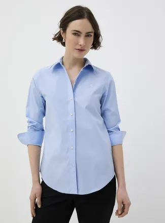 Lauren Ralph Lauren Womens Blue poplin shirt