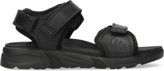 Mephisto Tito Herensandaal - Heren - Sandalen - Zwart - 40 EU - Leer - Schoenen