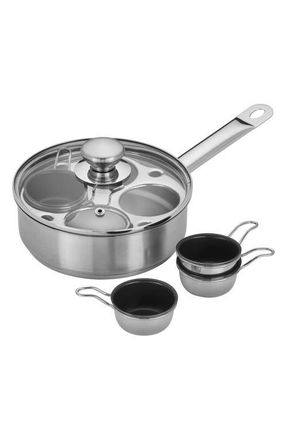 Demeyere Resto 4-cup Stainless Steel Egg Poacher Set at Nordstrom