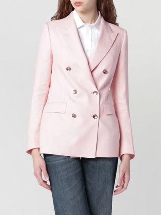 Tagliatore double breasted coat notched lapels buttons