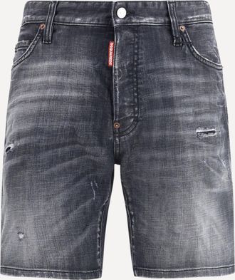 Dsquared2 Washed Marine Shorts Male 56