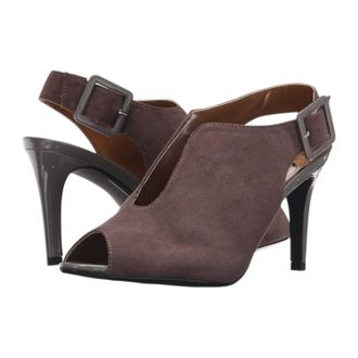 J. Rene&eacute; Womens Myra Pump Heel In Gray Suede