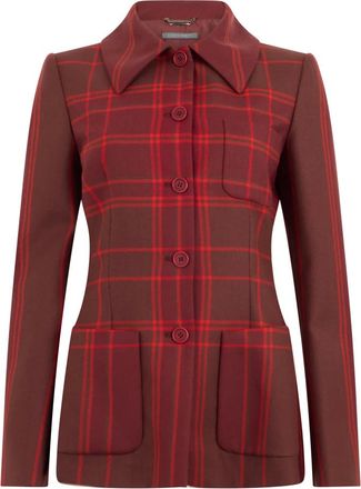 Alberta Ferretti Mujer, Chaquetas, Rojo, Talla: S