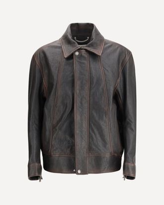 Golden Goose Nappa leather Bomber Jacket Male 50