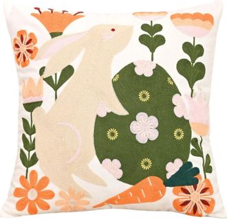 OEM Funda De Almohada Bordada Con Flores, Para Decoraci&oacute;n Floral