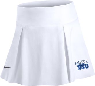 Nike BYU Cougars Club Nike Womens Fleece Skirt in White | W76313H525BGYU-WHT