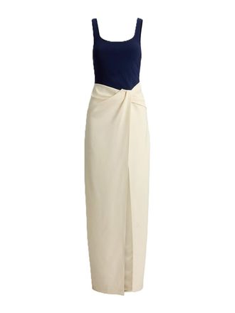 Lauren Ralph Lauren Woven-slim-dresses-double crepe