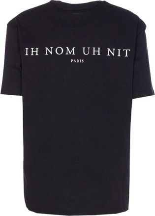 Ih Nom Uh Nit Ornamental Print T-Shirt - Black