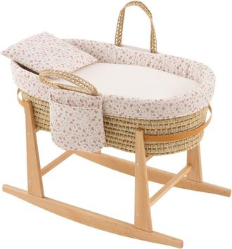Cambrass Mois&eacute;s beb&eacute; mio cuco + patas 39x80x61 cm beige/flores
