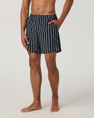 Vuori Clothing Banks Resort Shorts | Ink Bayside Stripe | XS, Size Extra Small