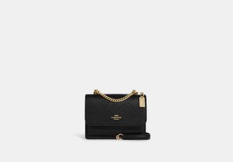 Coach Womens Mini Klare Crossbody Bag in Black | Leather