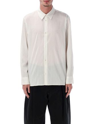 STUDIO NICHOLSON View Striped Silk Shirt