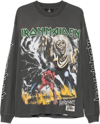 Represent Iron Maiden Number Of The Beast T-Shirt - Mens - Organic Cotton/Hemp