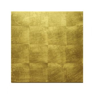 Posh Trading Company Set of Two Placemats - Gold Leaf