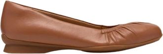 Clarks Jazmynn Lo Ballerina - Dames - Ballerinas - Bruin - 39 1/2 EU - Leer - Schoenen