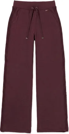 Freddy Pantaloni donna wide leg in modal con inserti in tricot