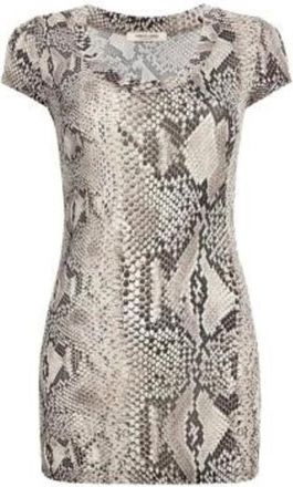 Roberto Cavalli Python Print Mini Dress, Size X-Small