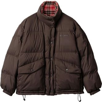 Miu Miu Omkeerbaar gewatteerd jack - Bruin