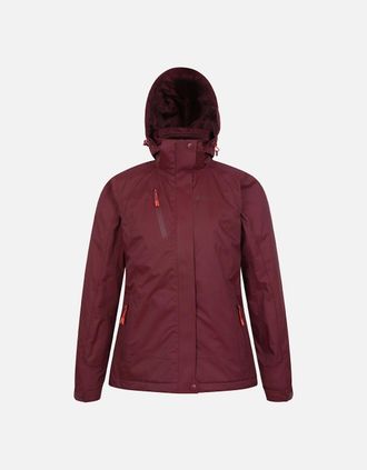 Mountain Warehouse Womens Mountain Warehouse Womens/Ladies Bracken Extreme 3 in 1 Waterproof Jacket - Red - Size: 10