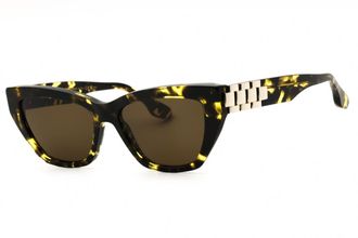 Victoria Beckham VB668S 012 Black Yellow Havana/Brown