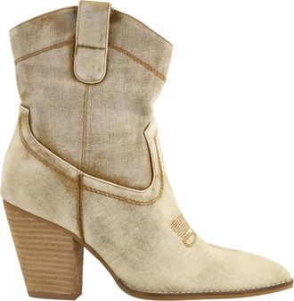 Corkys Footwear Womens Denim Friends In Low Places Boots In Beige