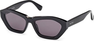 Max Mara MM0169 01A Womens Sunglasses Black Size 54