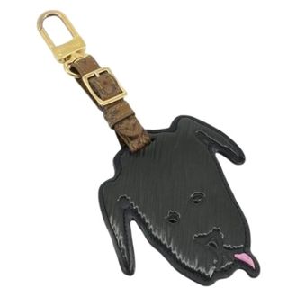 Louis Vuitton Pre-owned Accessories, female, Black, Size: ONE SIZE Pre-owned Canvas Key Holder