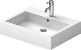 Duravit Vero wastafel 60 x47 cm. met 1 kraangat wit