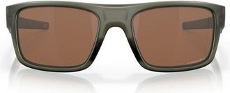 Oakley Drop Point 61mm Prizm Rectangle Sunglasses in Matte Olive Ink/prizm at Nordstrom