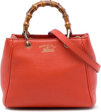 Gucci Pre-owned Gucci Mini Calfskin Bamboo Shopper Satchel Ladies Q3FBHMUOSY27G6YP