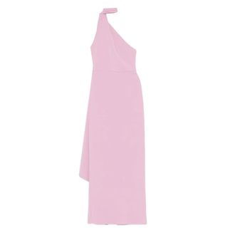 Solace London Gowns, female, Pink, 2XS, Wiste One-Shoulder Midi Dress